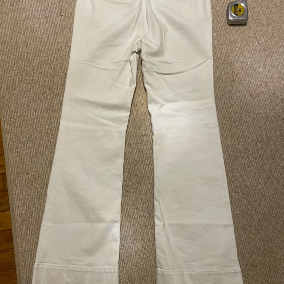 Anthropologie Chic White High-Rise Bootcut Pants size 29 - Picture 6 of 8